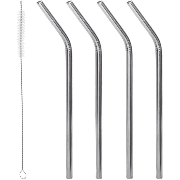 Kit Canudos Reutilizáveis LYOR Inox com Escova