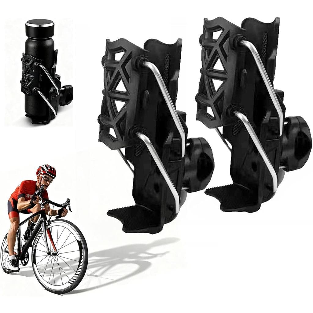 Suporte para Garrafa de Água para Bicicleta BODIMIA 2 Peças para Guidão e Quadro, Suporte para Ebike e Motocicleta com F