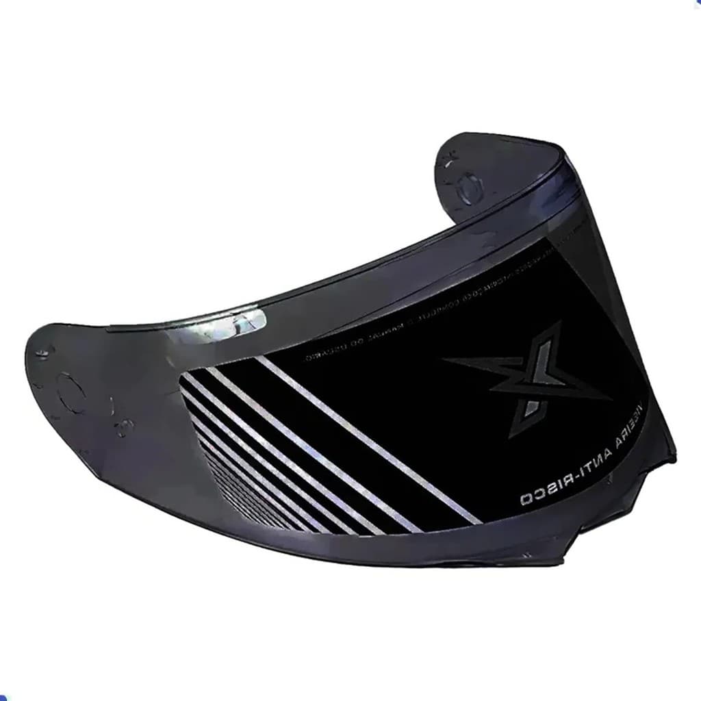 VISEIRA FUME CAPACETE EBF X TROY / XTROY ARTICULADO COM ÓCULOS ORIGINAL EBF