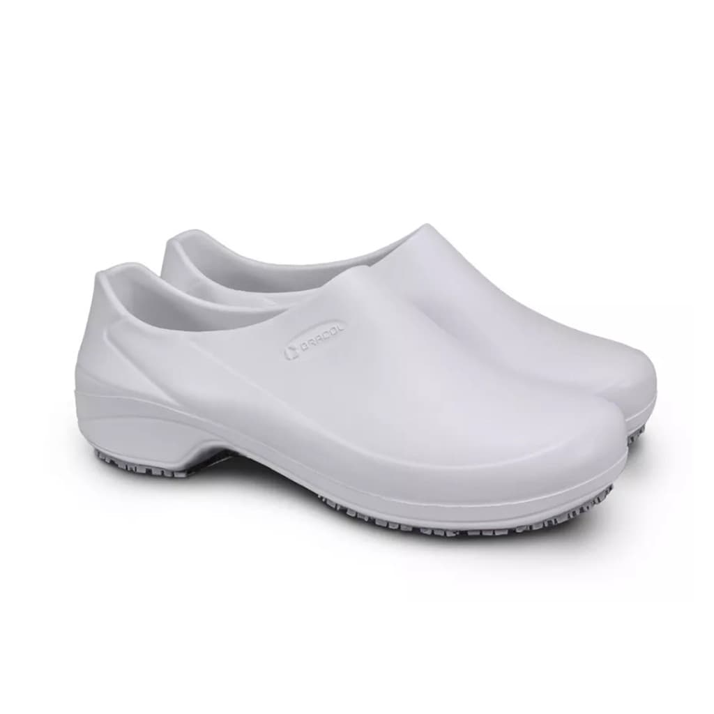 Sapato Segurança Impermeável Antiderrapante Steelflex Branco Limpeza, Cozinha Moov Grip- Ca38590