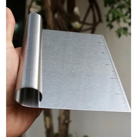 Espátula para massas Mimo Style em aço inox raspadoras espatula confeiteiro padeiro