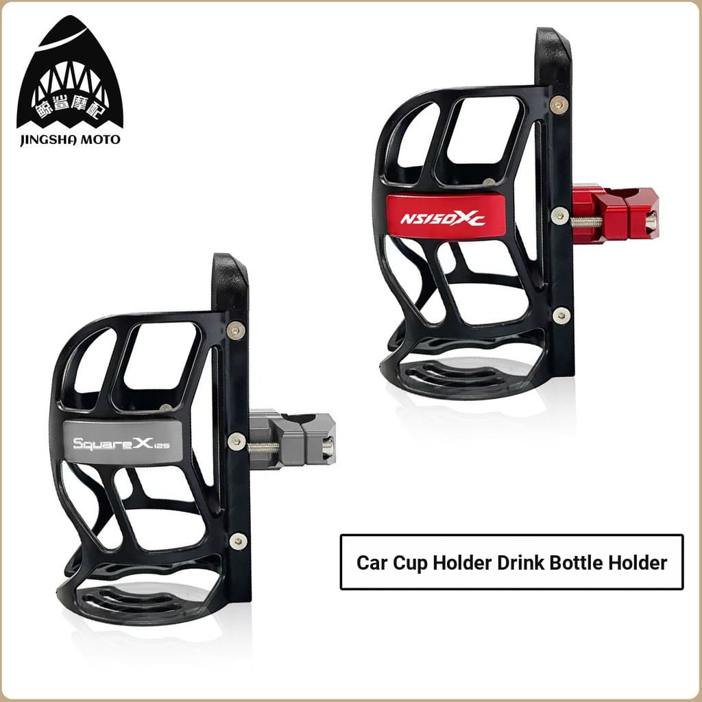 Adequado para Honda X125 NS150XC modificado motocicleta pára-choques suporte de copo de água suporte de garrafa de água