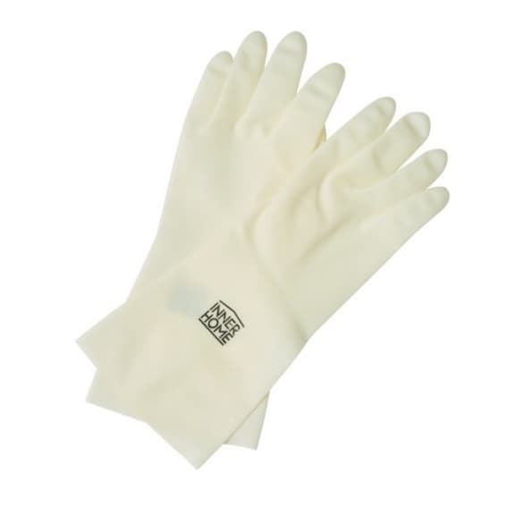 Luvas De Borracha Nitrílica Para Limpeza De Lavar Louça , Conjunto De 3 Peças , Branco , Interior , Casa