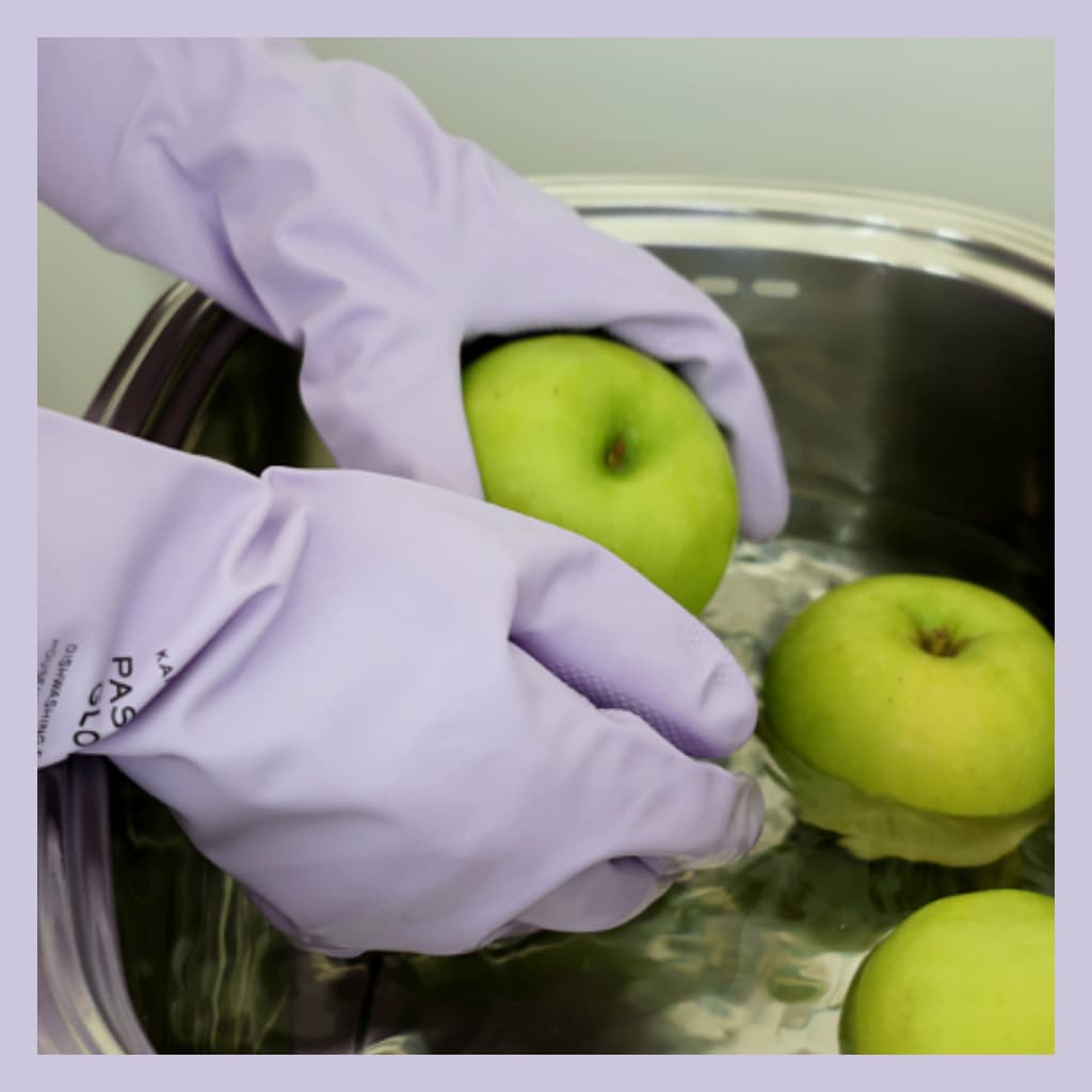 Kamome Cozinha Pastello Luvas De Borracha Nitrílica 4 Cores Ajuste Macio Durável Limpeza De Tela Sensível Ao Toque Anti